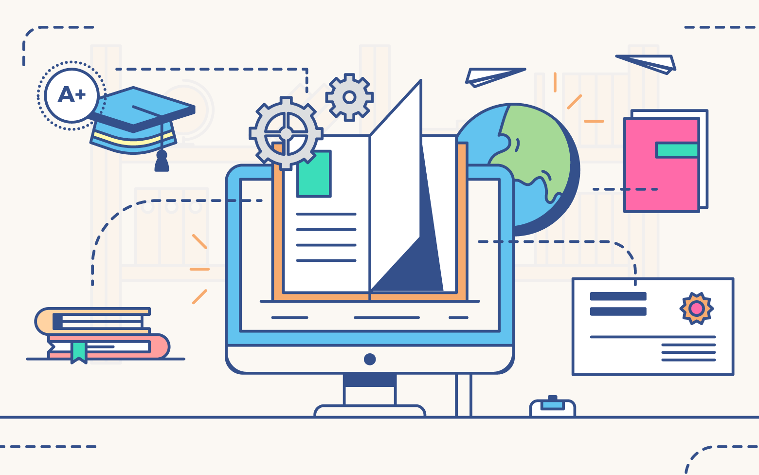 پشتیبانی آموزش آنلاین و آفلاین از ویژگی‌های ال ام اس خوب