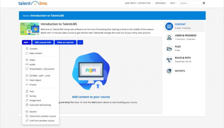 گالری تصاویر Talent LMS