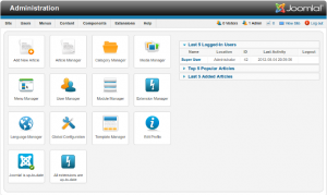 داشبورد جوملا