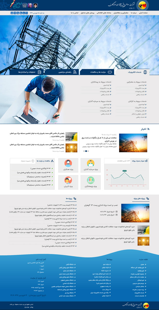 پرتال شرکت برق منطقه ای هرمزگان